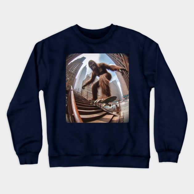 Big Foot, Huge Set Crewneck Sweatshirt by ScreamWithMe